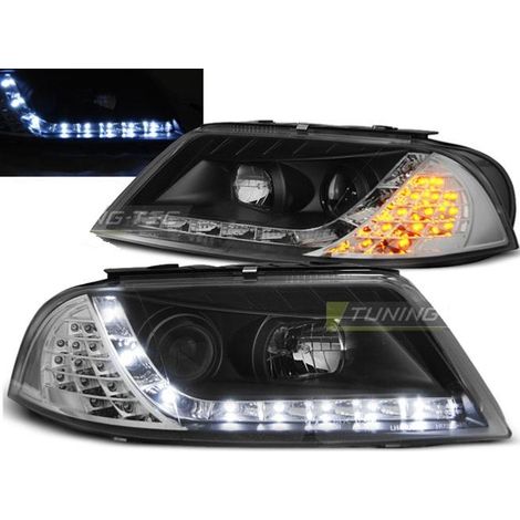 Paire de feux phares VW Passat 3BG 00-05 Daylight led noir-27362017 (1/2)