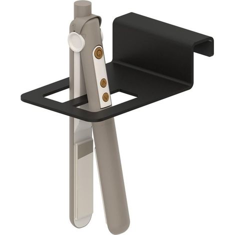 BELTRAN 10445 ETNA Porta Plancha De Pelo De Colgar En Mueble Negro - ref: 064-10445