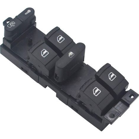 CCYKXA Window Regulator Control Switch Electric Window Button 1J4 959 857 D for Golf Jetta Bora Passat B5 Seat Leon Toledo 1J4959857D (1/5)