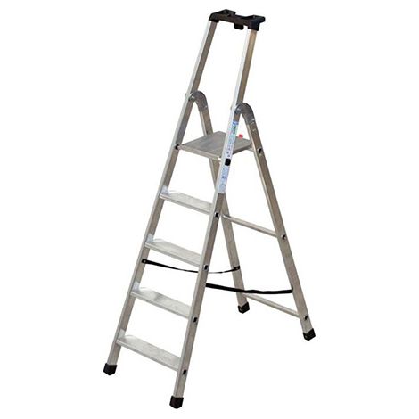 Scala Domestica Alluminio Quadra Gr. 5 Facal