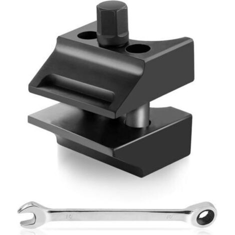 Écarteur de Fusée de Direction à Moyeu Outil d'Écartement de Jambe de Suspension Universel Outils de Mécanique d’Écarteurs d’Essieux pour la Plupart des Véhicules avec 1 Clé de 10MM (1/4)