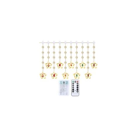 Lumières De Décoration De Noël, 50 LED 3M Guirlande Lumineuse USB Étanche Guirlandes Lumineuses Lumières féériques 8 Modes d'Eclairage Lumière pour Noël Fenêtre Soirée Terrasse Fenêtre Patio Jardin(Mo