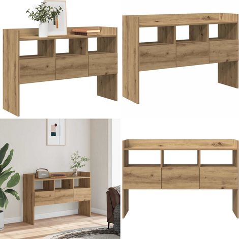 vidaXL Sideboard Artisan-Eiche 105x30x70 cm Holzwerkstoff (1/5)