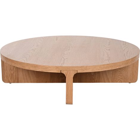 Mesa Centro Roble 121X121X31,5 Natural (1/5)