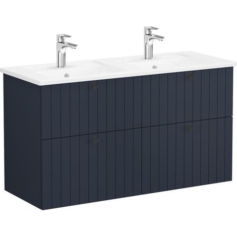 Vitra  Vitra Mueble de baño con lavabo Vitra Root 120x67x46 cm azul mate (ROOTG120BINTS)
