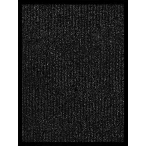 Fußmatte Anthrazit Gestreift 60x80 cm
