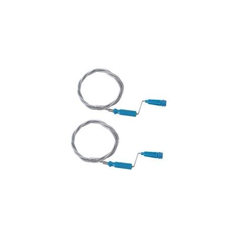 Déboucheur de canalisation 5 m – Paquet de 2 – Tuyau professionnel en spirale – Élimine débris et obstructions – Conception ergonomique (1/5)