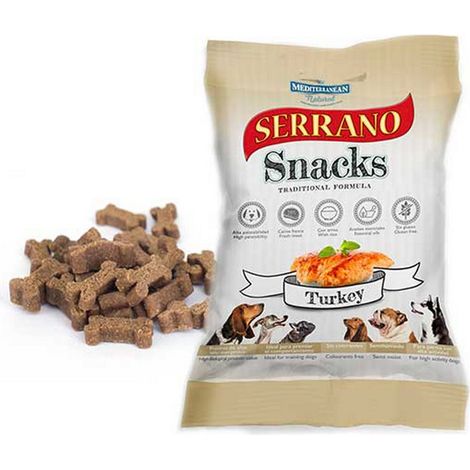 SERRANO SNACK CANE 85G TACCHINO 25 PZ