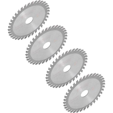 4 Lames de Scie Circulaire en Carbure 36 Dents pour Coupe Bois et Plastique - Kit Outils de Bricolage (1/5)