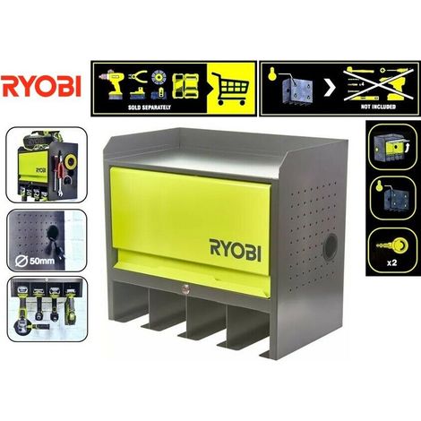 Armadietto pensile porta-attrezzi Ryobi RHWS-01 con sportello (1/5)