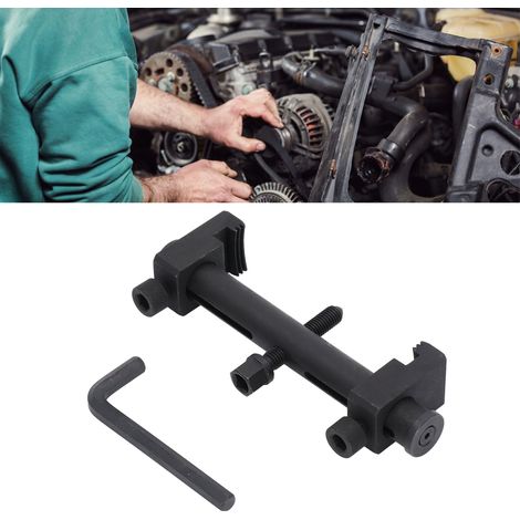 Extracteur de Poulie à Nervures Universel en Acier Carbone, Outil de Réparation Auto Ajustable pour Arbre à Cames (1/5)