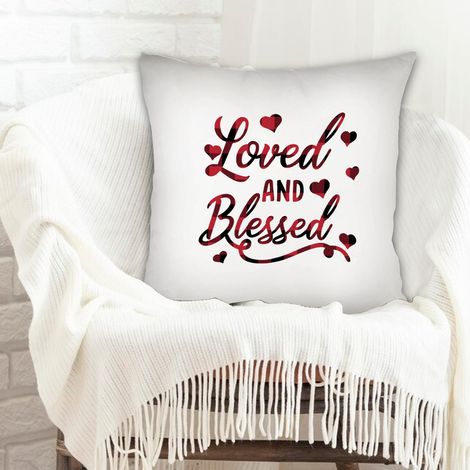 Housse de coussin de salon anti-ride pour chambre salon décoration de la saint-valentin