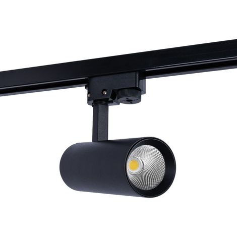 Projecteur LED sur rail monophasé - CCT - 10W - IRC 90 - Driver
