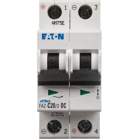 Disyuntor 2P C 20A 15kA CC FAZ C202DC 279141