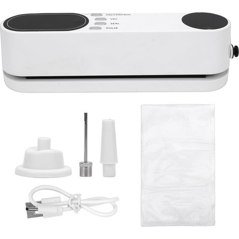 Machine à sceller sous vide rechargeable 60KPa automatique portable 3 températures étanchéité thermique sac alimentaire conservation (1/4)