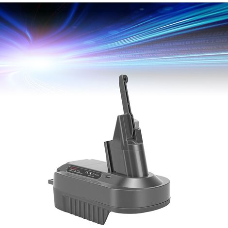 L'adaptateur de batterie pour DSV7V8 convertit les batteries MT18V en un convertisseur adapté aux aspirateurs sans fil et portables DSV7V8. (1/5)