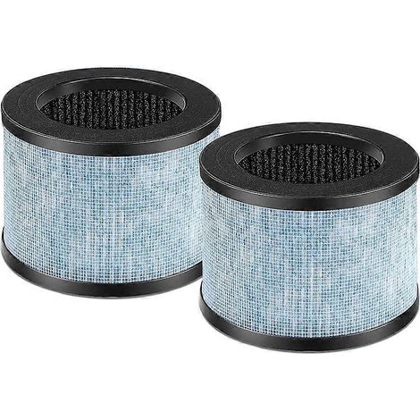 Lot de 2 filtres HEPA de rechange pour purificateur d'air MK01 MK06 DH-JH01 Intelabe EPI080 compatible avec le purificateur d'air Elechomes EP1081 (1/5)