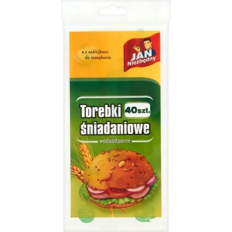 Bolsas impermeables para el almuerzo Jan Niezbędny, 40 unidades.