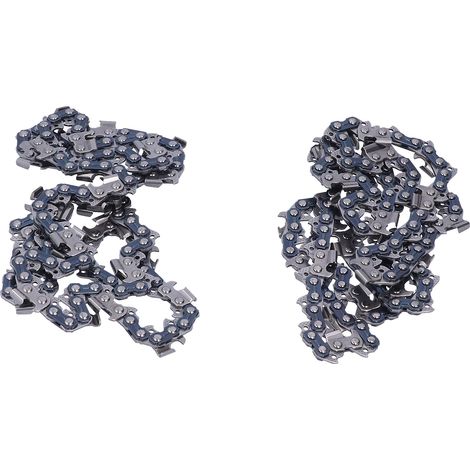 Zweiteilige Kettensägenkette, universelle Ersatzkette, 3/8 Zoll Teilung, 0,058 Zoll Treibgliedstärke, 72 Treibglieder, 72DL, 50 cm (1/5)