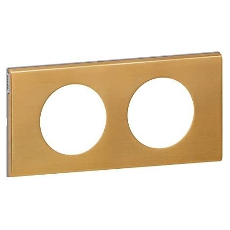 Legrand Céliane placca di finitura bronzo dorato metallica 18,4x10,2 cm