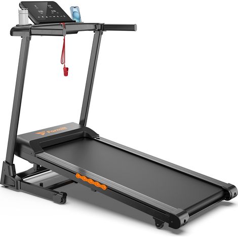 Tapis de Course Électrique Formill FT61- Pliable, Moteur 3 HP, Vitesse 1–13,5 km/h, Inclinaison jusqu’à 15 %, 12 Programmes, Écran LCD, Surface de Course 108 × 43 cm, Charge Max. 135 kg (1/5)