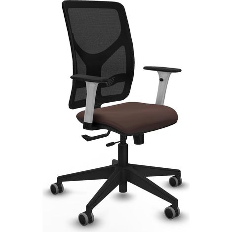 Chaise de bureau piqueras y crespo Motilla blanc support lombaire (1/2)