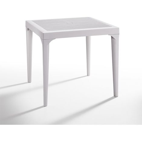 Garten Bar Tisch Outdoor Quadrat 80x80cm aus Polypropylen Malmo