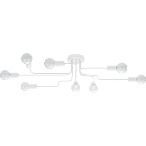 DECKENLEUCHTE VIVID 8 E27 WEISS LUMILO 14.349.44 (1/5)