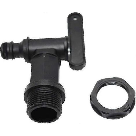Robinet pour réservoir LM, adaptateur pour conteneur de stockage d'eau IBC, adaptateur pour robinet de tuyau d'arrosage, pour collecteur d'eau de pluie, réservoir de carburant Crjjkoy NBJ (1/3)