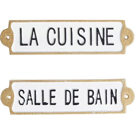 Wall Decor ISERE 6 cm White