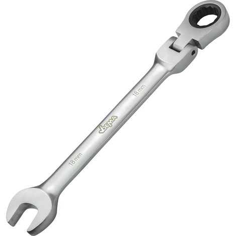 Gelenkschlüssel Ratschenschlüssel Gabelschlüssel 18 mm Ringratschenschlüssel (1/4)