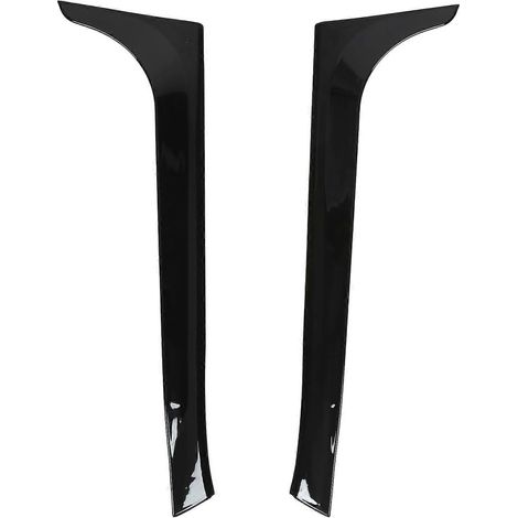 Pare-chocs arrière latéral gauche et droit pour vitre arrière de voiture, spoiler noir brillant, pièce de remplacement modifiée pour MK6 2008-2013 (paire) (1/4)