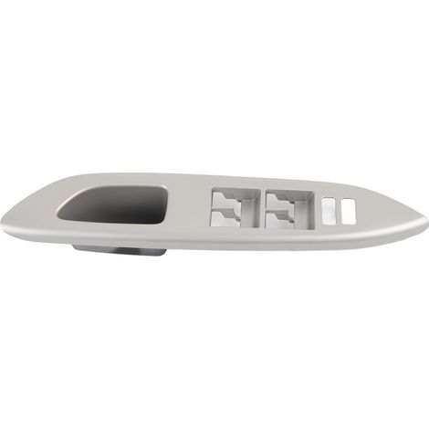 Cornice per interruttore alzacristalli Master Power 74232 52330 B0, pannello porta anteriore sinistro lato guidatore di ricambio per berlina 4 porte 2007-2010, argento