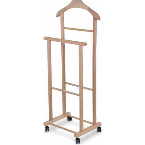 INDOSSATORE DOPPIO IN LEGNO MASSELLO 44X30X103H CM DOMOPACK LIVING (1/2)