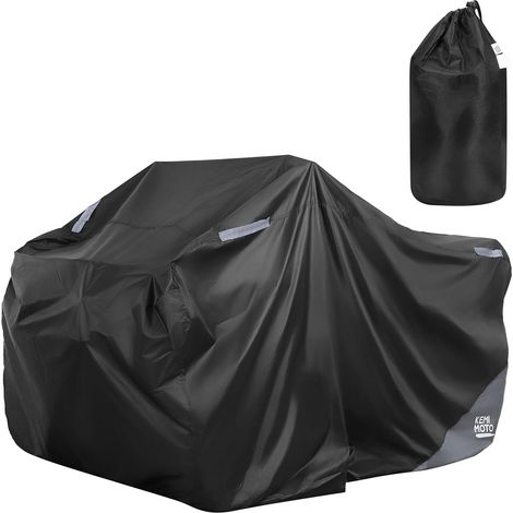 Bâche de protection universelle pour quad, imperméable et protection UV, compatible avec Can-Am Outlander 850 650, Polaris Sportsman 570 1000, 245 x 125 x 118 cm (1/5)