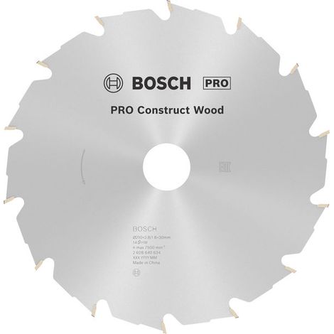 Bosch Kreissägeblatt Construct Wood 210 x 30 x 2,8 mm 14