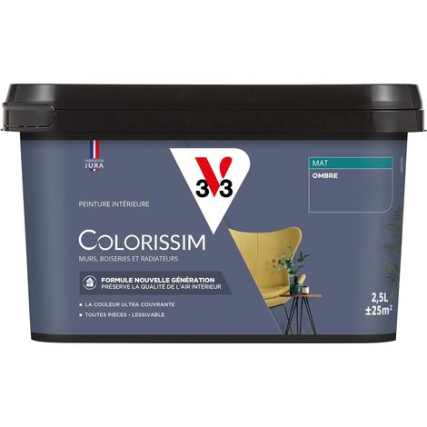 Peinture murale intérieure Colorissim® V33 Ombre Mat 2,5L