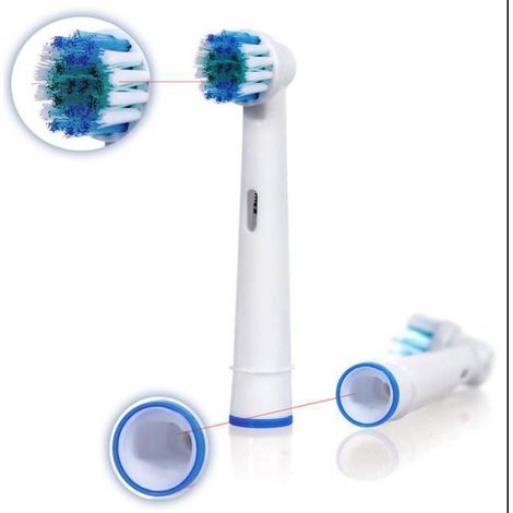 Brossette de Remplacement - Oral B - Précision Clean - Blanc - Multi-couleur (1/4)