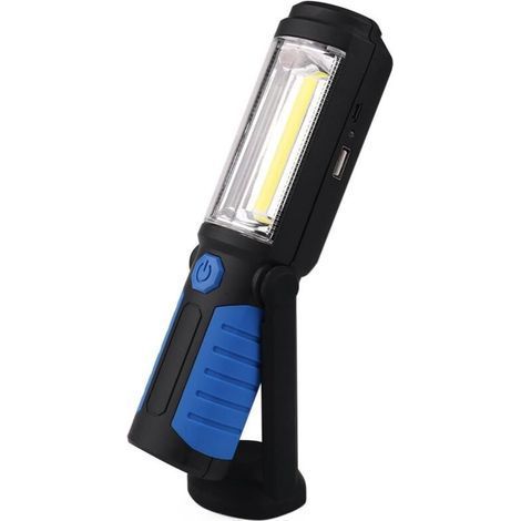 Rechargeable LED Work Light with Cordless Magnetic LED Torch for Outdoor Camping (Blue) (1/5)