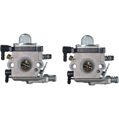 Lot de 2 carburateurs pour taille-haie HS72, HS74, HS76 -264-1 -264 42261200600 - Accessoires pour outils de jardin-Chrom (1/4)