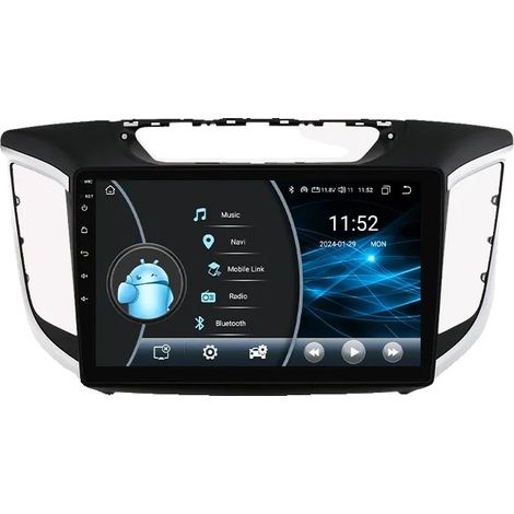 Sistema multimediale per auto, touchscreen, compatibile con Hyundai Creta IX25 2015-2019, W1 (8 Core 2G 32G) (1/2)