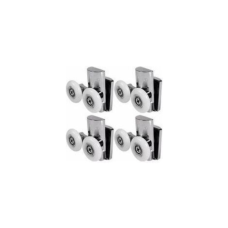 Roulettes de Porte de Douche,23 mm Roues De Porte de Douche en Haut ou en Bas (1/5)
