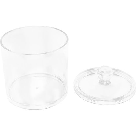 Organizer Jar for Cotton Swabs and Makeup Remover Pads Large