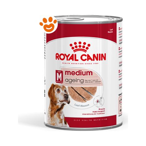 Royal Canin SHN Dog Medium Ageing  - Royal Canin SHN Dog Medium Ageing - Lattina Da 410 Gr