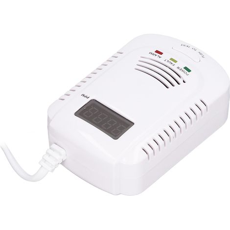 Détecteur de gaz portable multifonction - Méthane, propane, butane - Alarme sonore et visuelle - Alimentation secteur large 90-240V (1/5)