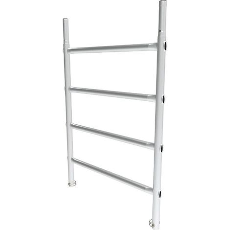 Tubesca Comabi – Échelle aluminium 1m pour échafaudage roulant RUNNER – Accessoire léger et robuste pour chantiers restreints – Stabilité parfaite