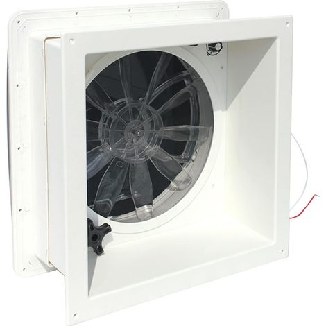 Ventilateur de plafond de ventilation d'air de RV Ventilateur D'extraction De Ventilation Accessoires D'auto-induction Ceinture Bidirectionnelle Ventilateur D'extraction De Ventilation Ventilateur De (1/3)