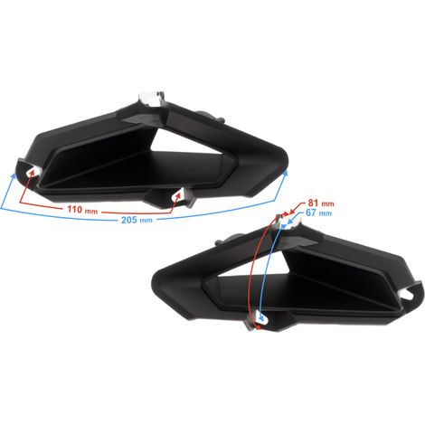 Juego de carcasas de faros para B-max (1/3)
