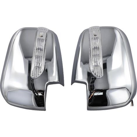 Fundas de retrovisores con luz LED para Mitsubishi Triton L200 2005-2014 y Pajero Sport 2011 (1/5)