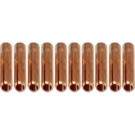 Collets pour Soudage TIG en Cuivre 13N24 3,2mm pour PTA DB SR WP 9 20 25 Torche de Soudage TIG 10pcs (1/5)